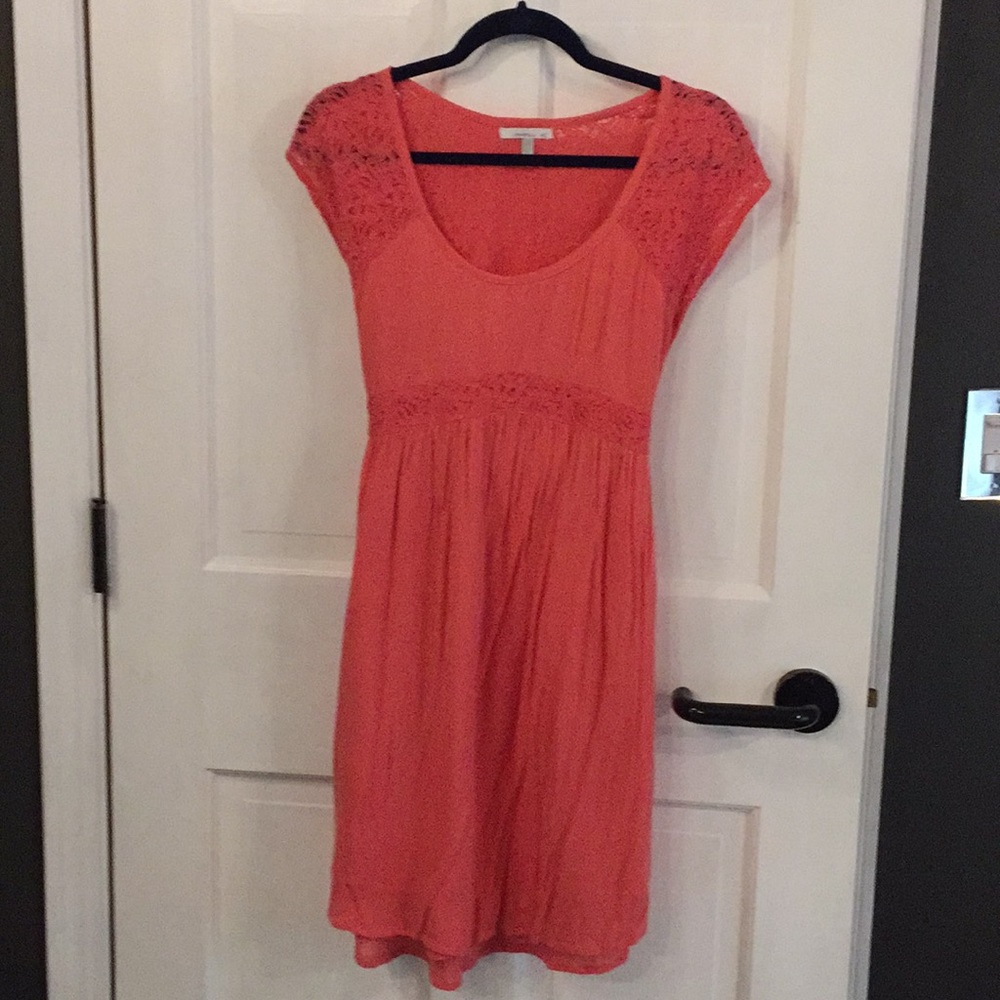 O’Neill scoop neck dress with lace back.